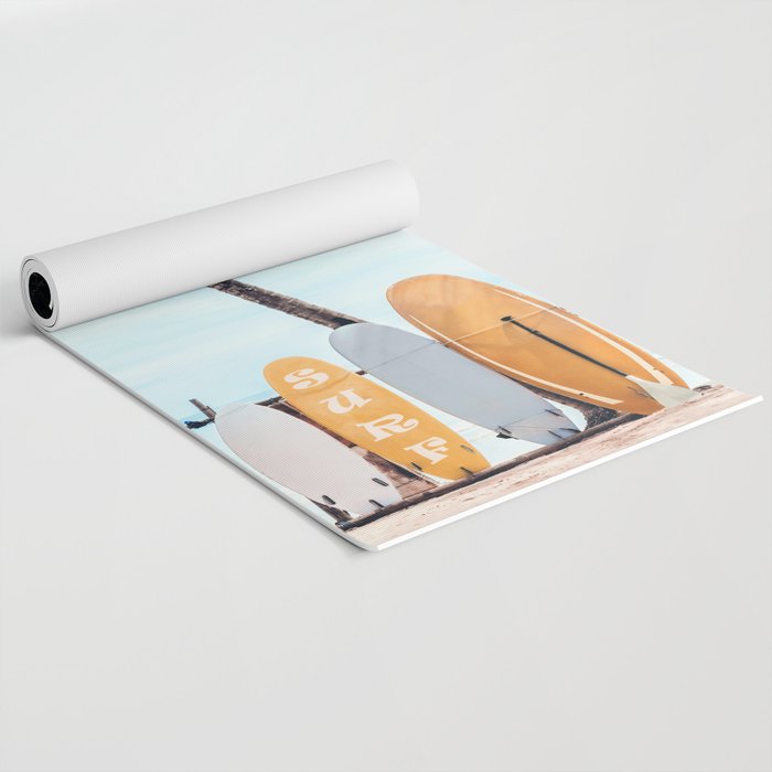 Choose Your Surfboard Yoga Mat Gallery Image 2
