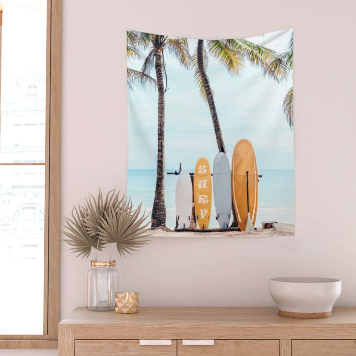 Choose Your Surfboard Wall Tapestry Gallery Image 2
