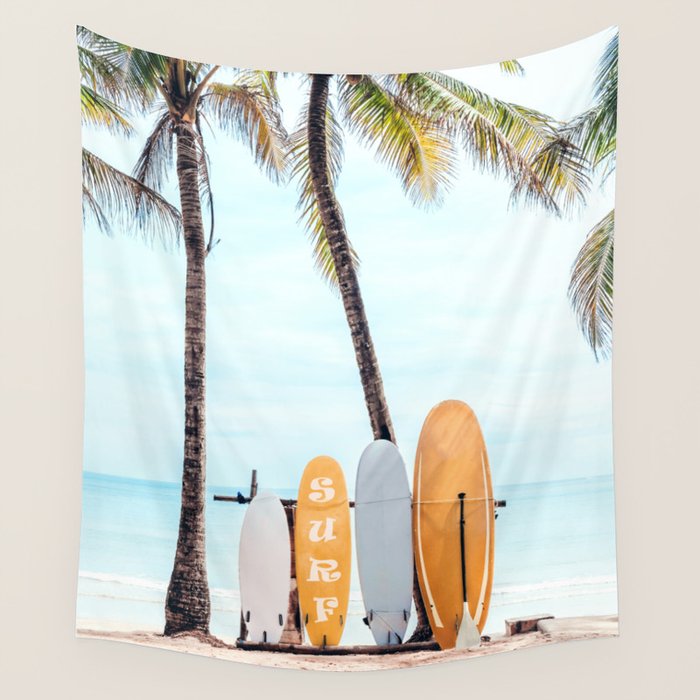 Choose Your Surfboard Wall Tapestry Gallery Image 4