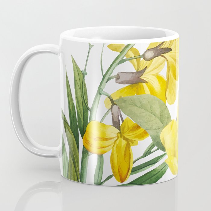 Yellow Flowers Coffee Mug Gallery Image 3