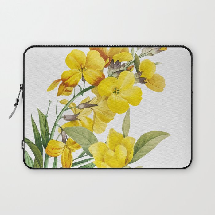Yellow Flowers Laptop Sleeve Gallery Image 1