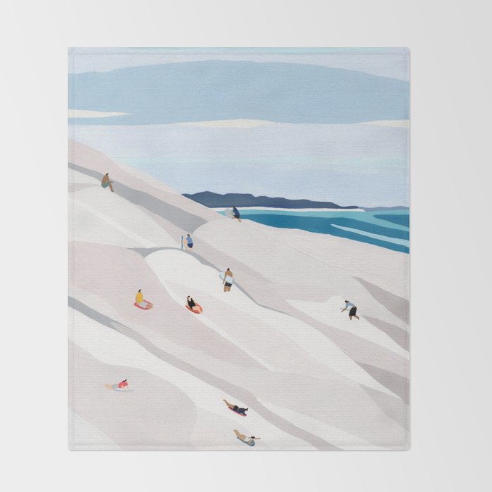 Sand Dunes Throw Blanket Gallery Image 2