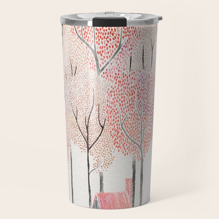 Cabin in the Woods Travel Mug Gallery Image 1