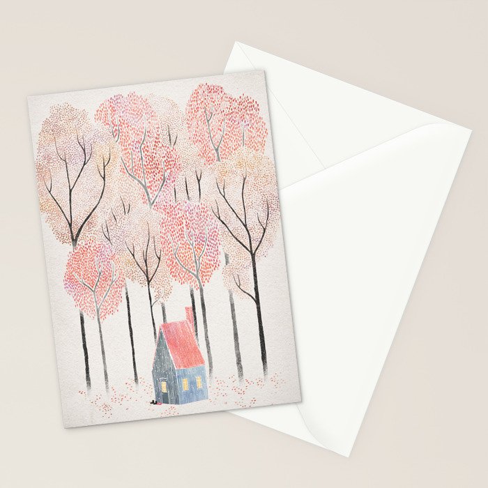 Cabin in the Woods Stationery Card Gallery Image 2