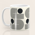 Abstraction_BLACK_LINE_DOT_POP_ART_Minimalism_004D Coffee Mug Gallery Image 3