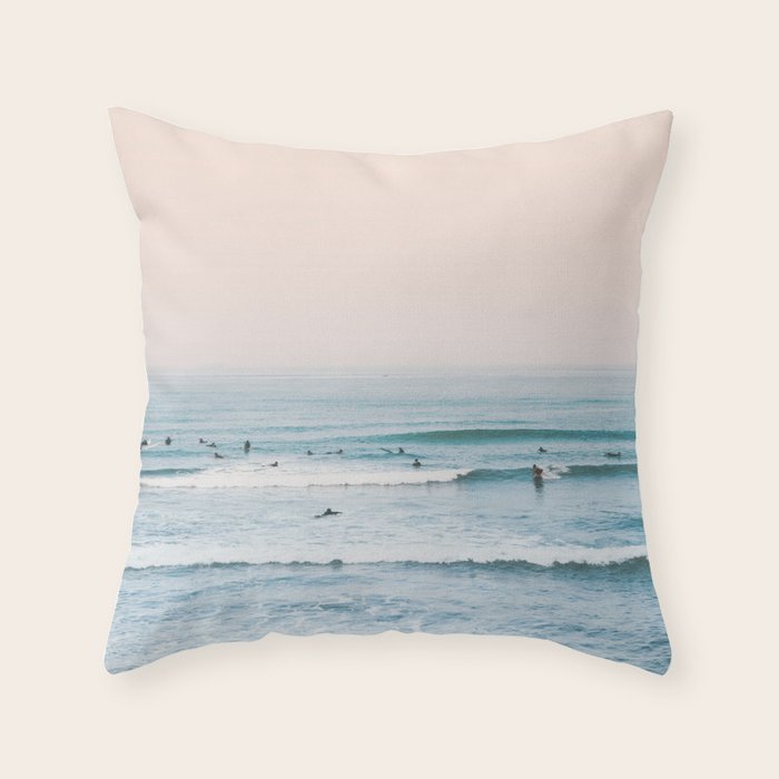 Surfers Throw Pillow Gallery Image 6