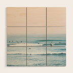 Surfers Wood Wall Art Gallery Image 1
