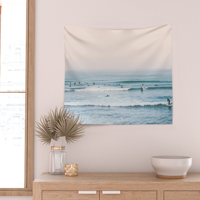 Surfers Wall Tapestry Gallery Image 2