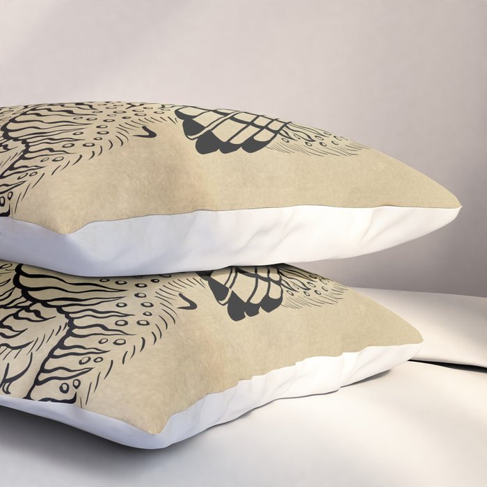 Tiger and hawk Type1 - Minhwa-Korean traditional folk art Pillow Sham Gallery Image 3