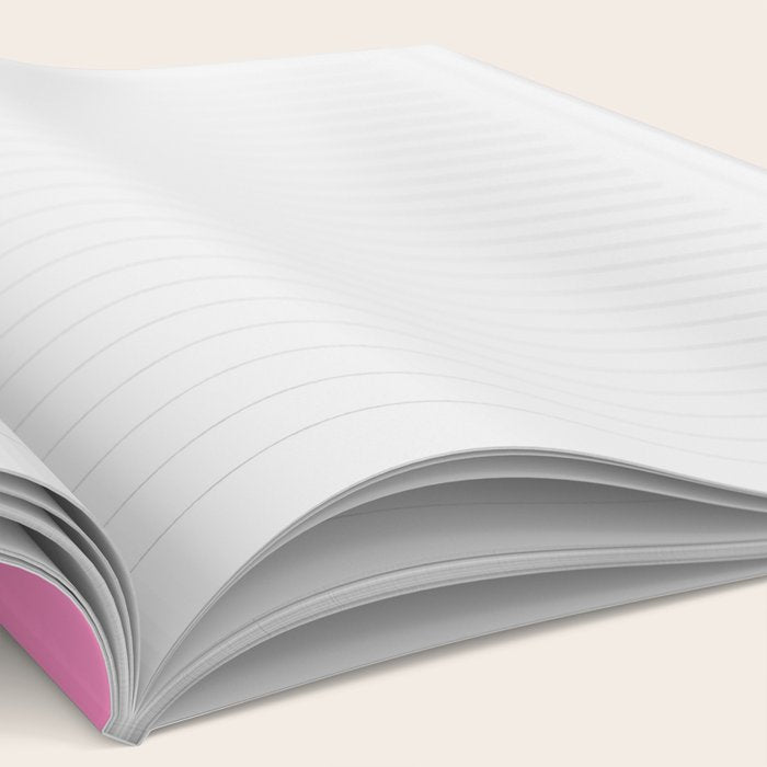 Le Soleil | 02 - Abstract Retro Sun Pink And Blue Print Preppy Modern Sunshine Notebook Gallery Image 2