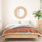 Minimal Abstract Art Tropical Leaves 5 Duvet Cover Gallery Image 3