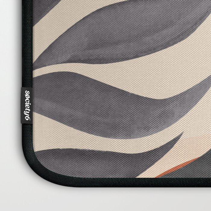 Minimal Abstract Art Tropical Leaves 5 Laptop Sleeve Gallery Image 3