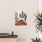 Minimal Abstract Art Tropical Leaves 5 Poster Gallery Image 2