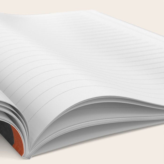 Minimal Abstract Art Tropical Leaves 5 Notebook Gallery Image 2