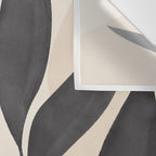 Minimal Abstract Art Tropical Leaves 5 Wall Tapestry Gallery Image 3