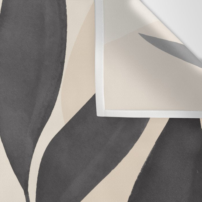 Minimal Abstract Art Tropical Leaves 5 Wall Tapestry Gallery Image 3