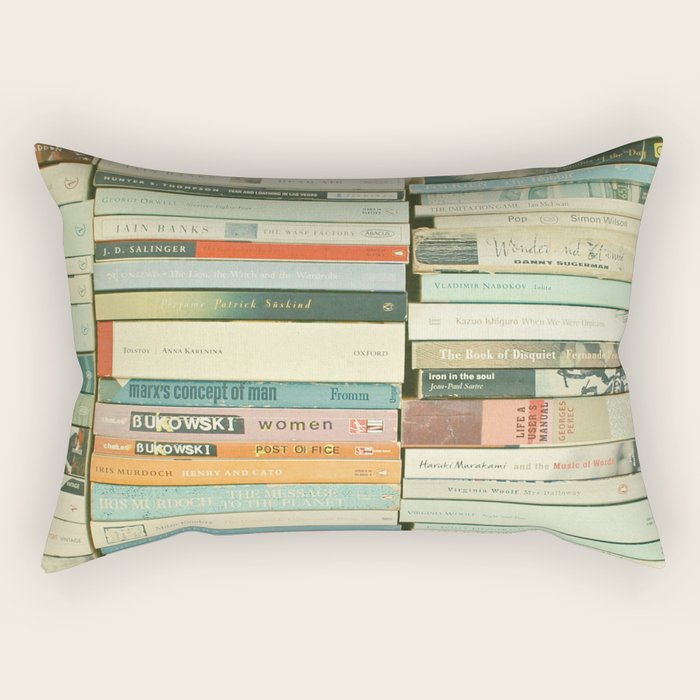 Bookworm Rectangular Pillow Gallery Image 1