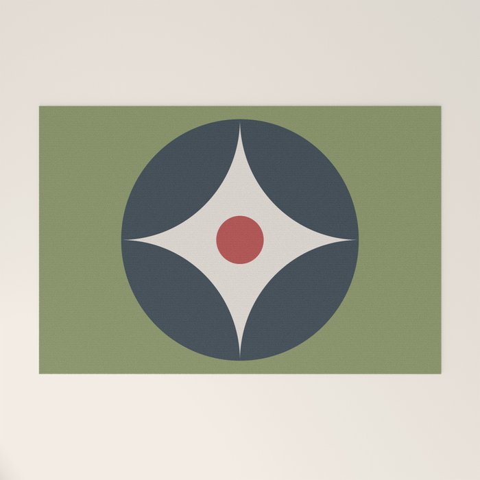 Modern Geometric Starburst Welcome Mat Gallery Image 1