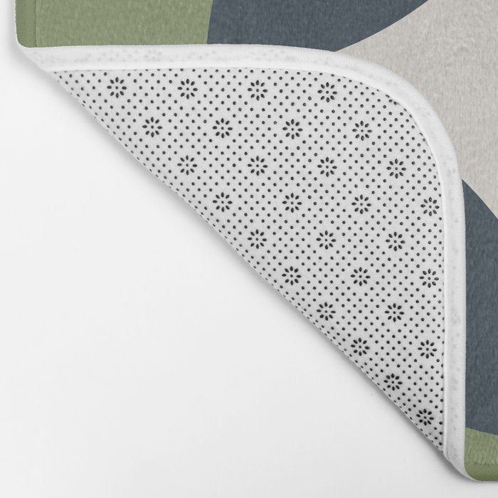 Modern Geometric Starburst Bath Mat Gallery Image 2
