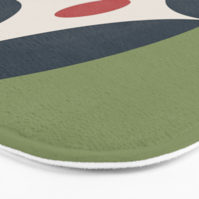Modern Geometric Starburst Bath Mat Gallery Image 3