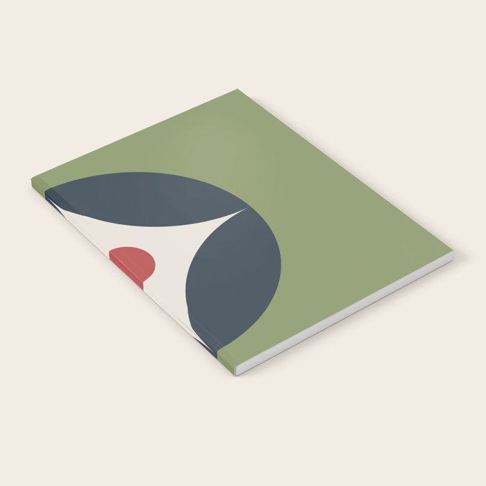 Modern Geometric Starburst Notebook Gallery Image 1
