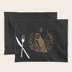 Owl Moon - Gold Placemat Gallery Image 1