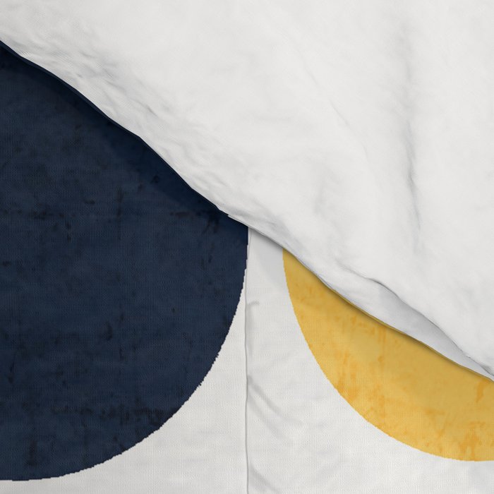 navy and yellow dots Comforter Gallery Image 4