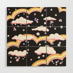 Cloudy with a Chance of Rainbows  Wood Wall Art Gallery Image 1