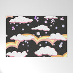 Cloudy with a Chance of Rainbows  Welcome Mat Gallery Image 1