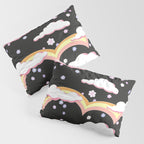 Cloudy with a Chance of Rainbows  Pillow Sham Gallery Image 3