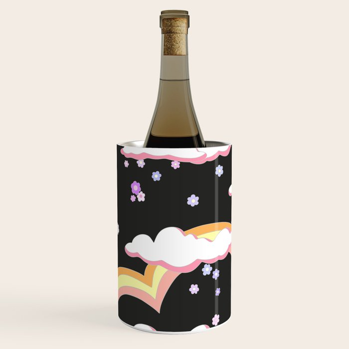 Cloudy with a Chance of Rainbows  Wine Chiller Gallery Image 2