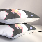 Cloudy with a Chance of Rainbows  Pillow Sham Gallery Image 3