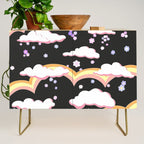 Cloudy with a Chance of Rainbows  Credenza Gallery Image 1