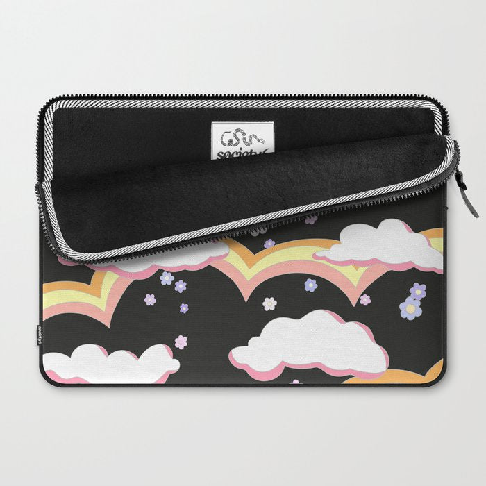 Cloudy with a Chance of Rainbows  Laptop Sleeve Gallery Image 2