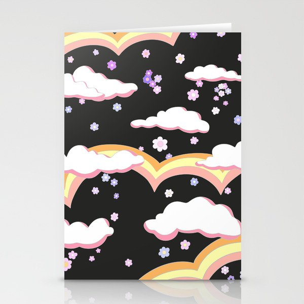 Cloudy with a Chance of Rainbows  Stationery Card Gallery Image 1
