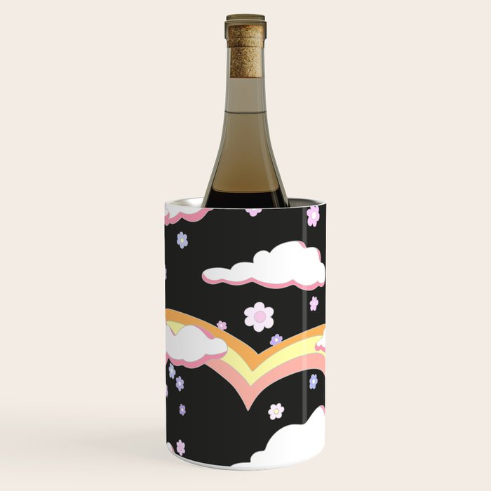 Cloudy with a Chance of Rainbows  Wine Chiller Gallery Image 1