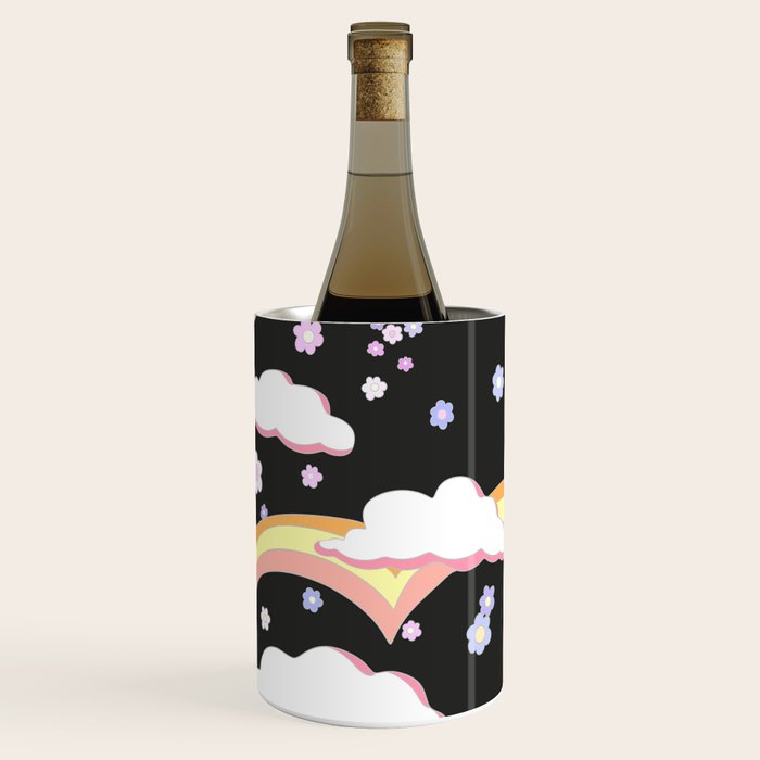 Cloudy with a Chance of Rainbows  Wine Chiller Gallery Image 3