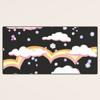 Cloudy with a Chance of Rainbows  Desk Mat Gallery Image 3