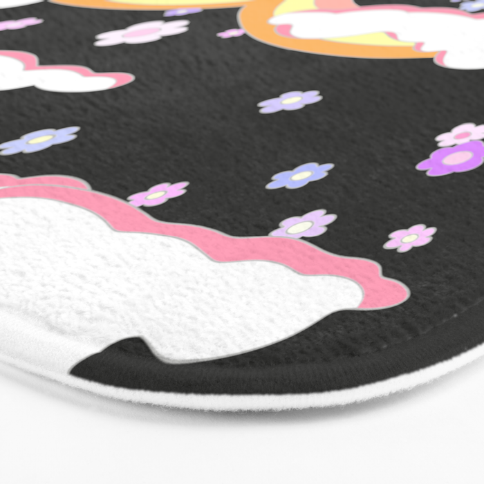 Cloudy with a Chance of Rainbows  Bath Mat Gallery Image 3