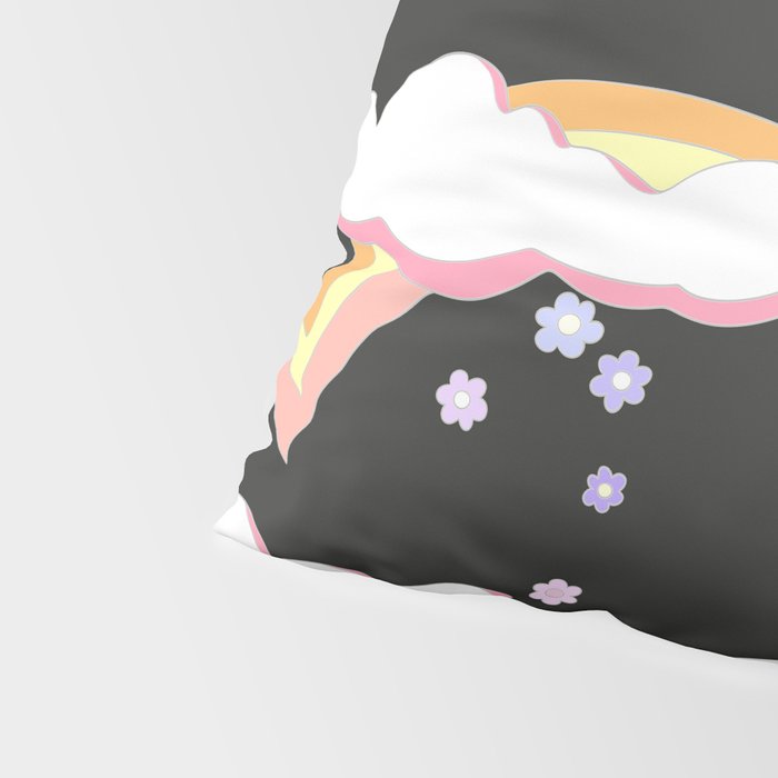 Cloudy with a Chance of Rainbows  Pillow Sham Gallery Image 4