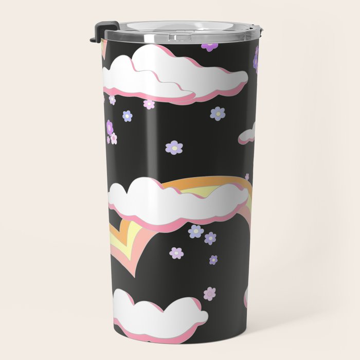 Cloudy with a Chance of Rainbows  Travel Mug Gallery Image 3