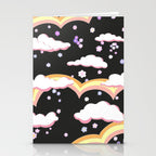 Cloudy with a Chance of Rainbows  Stationery Card Gallery Image 2