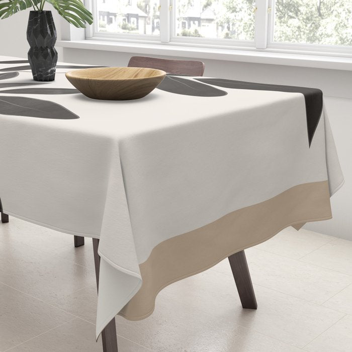 Minimalist plants and leaves Art 8 Tablecloth Gallery Image 3