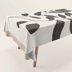 Minimalist plants and leaves Art 8 Tablecloth Gallery Image 1