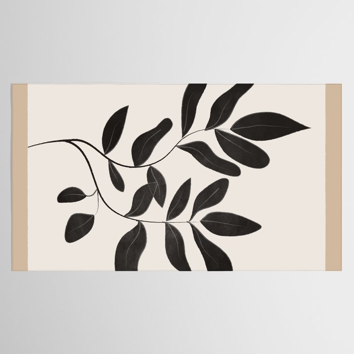 Minimalist plants and leaves Art 8 Tablecloth Gallery Image 2