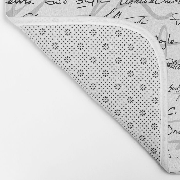 Literary Giants Pattern II Bath Mat Gallery Image 2