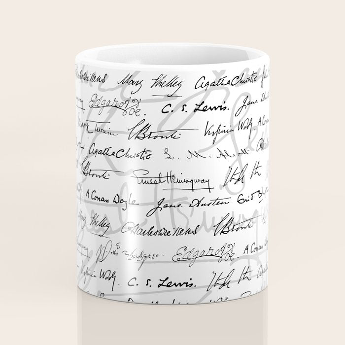 Literary Giants Pattern II Coffee Mug Gallery Image 4