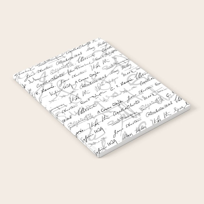 Literary Giants Pattern II Notebook Gallery Image 1