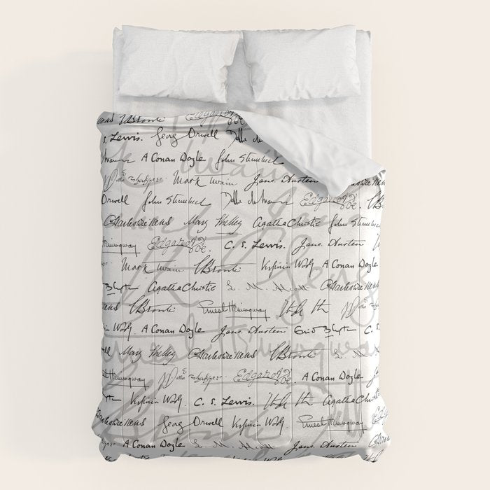 Literary Giants Pattern II Comforter Gallery Image 1