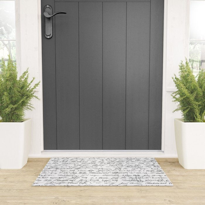 Literary Giants Pattern II Welcome Mat Gallery Image 3